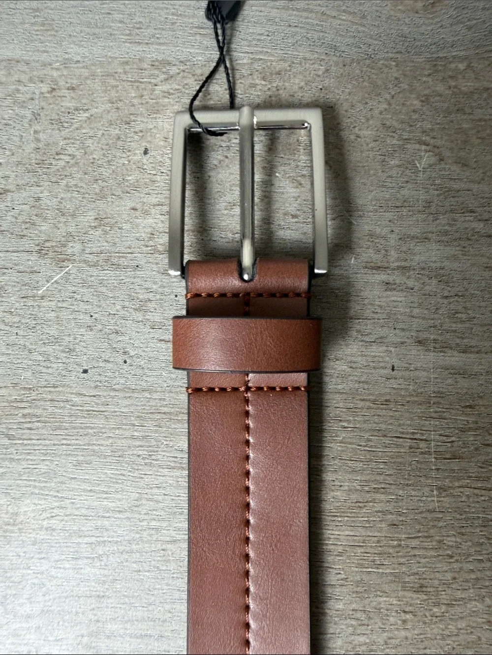PX Leather Men's Belt in Chestnut Brown